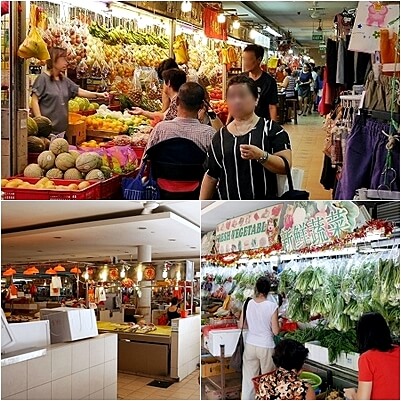 シンガポール　チョンバルマーケット　ティオンバルマーケット