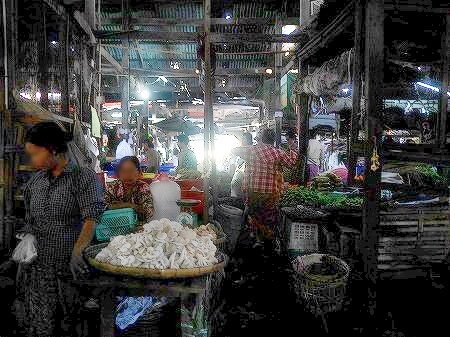 ダニンゴン市場　Danyingon Market（Da Nyin Gone）