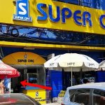 ミャンマー　ヤンゴン　スーパー　SUPER ONE　入り口