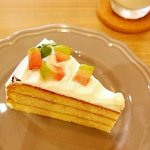 台湾　台北　Heritage Bakery & Cafe　紅心芭樂戚風蛋糕　グァバシフォンケーキ