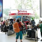 スリランカ　コロンボ空港　SIMカード　Dialog