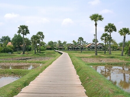 シェムリアップ　プーム バイタン リゾート Phum Baitang Resort　ホテル　田園　宿泊記