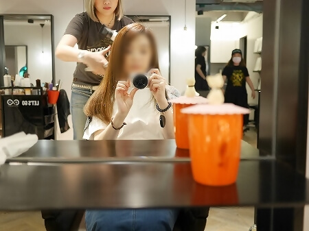台湾　台北駅近く　おすすめ美容院　Y's hair salon　美容室　ヘアサロン　シャンプー　安い　YS髪型