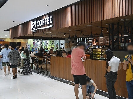 セブ旅行記　アヤラセンターのおすすめカフェ　Bo's Coffee　セブ発　おいしい　ブログ　ボスコーヒー　ボーズコーヒー