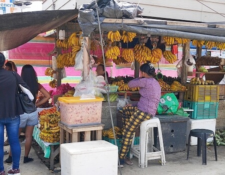 セブ旅行記　マクタン島の市場　Saac Wet Market　マーケット　ブログ　口コミ　フルーツ　買い物