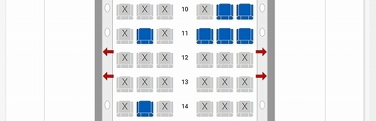 MIATモンゴル航空のオンラインチェックイン方法　やり方　ブログ　座席表　シートマップ　OM502　モンゴル旅行記　ウランバートル旅行記