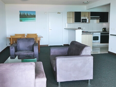 ニューカレドニア　ヌメア　カーサ・デル・ソーレアパートメンツの部屋・室内　旅行記ブログ