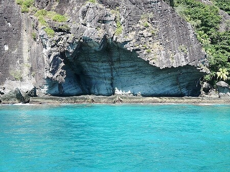 フィジーのモヌ島の入り江