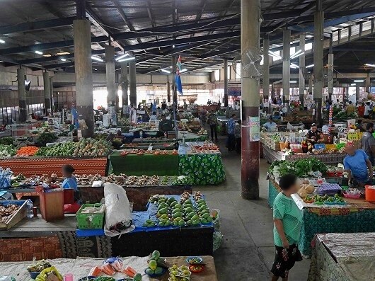 フィジーのラウトカマーケット（Lautoka Market）