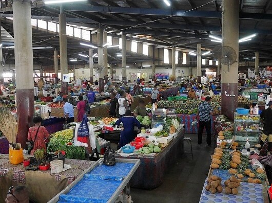 フィジーのラウトカマーケット（Lautoka Market）