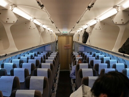 中国東方航空MU540便搭乗記（機内）