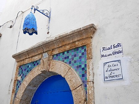モロッコのサフィのおすすめホテル「リヤド サフィ（Riad Safi - maison historique）」の入り口・外観