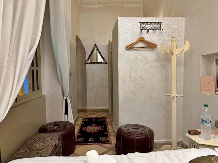 モロッコのマラケシュの「リヤド マラナ」のバジェットルーム（Riad Marana）