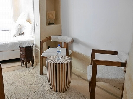 モロッコのマラケシュのおすすめホテル「リヤドダールテン」のパプリカダブルルームの室内（Riad Dar Ten）