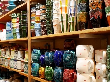 モロッコのマラケシュのおすすめお土産屋さん「Essalhi Abdellatif」のカップ