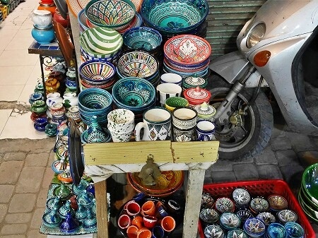 モロッコのマラケシュのおすすめお土産屋さん「Essalhi Abdellatif」のお皿