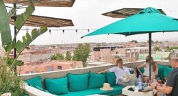 テレビで紹介！マラケシュのルーフトップカフェ「SHTATTO」へ♡ゆめぽてちゃんが飲んだアムルードリンクをトライしたり、災難に遭ったりの巻