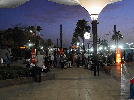 マラケシュ駅での列車の乗り方・ホームへの行き方（マラケシュ駅のホーム）