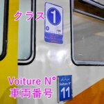 モロッコの鉄道のクラスと車両番号の表記（マラケシュ駅での列車の乗り方・席の見つけ方