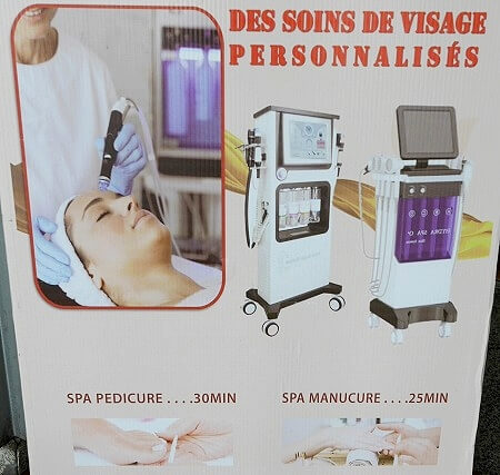 モロッコ、カサブランカのムハンマド5世国際空港空港のターミナル2の搭乗ゲートのスパ「Green Mood Spa」のメニュー・料金