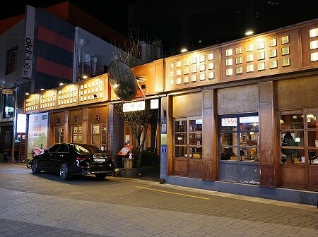 韓国の大邱の「マンジェネ三徳本店」の外観