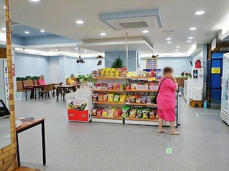 大邱の「グリーンビルサウナ（greenvillサウナ）」の店内