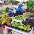 ブルネイ　キアンゲマーケット　Kianggeh Market　市場　観光　旅行記　ブログ　バナナ　フルーツ　果物